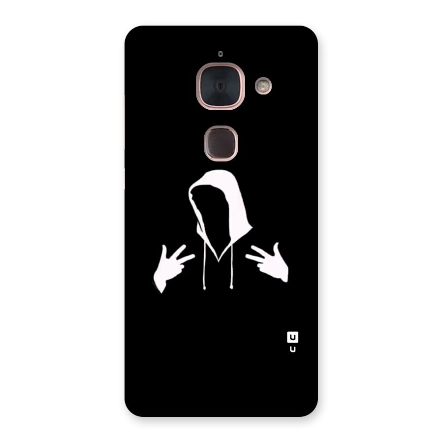 Cool Hoodie Silhouette Back Case for Le Max 2