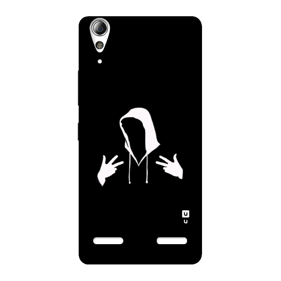 Cool Hoodie Silhouette Back Case for Lenovo A6000 Plus