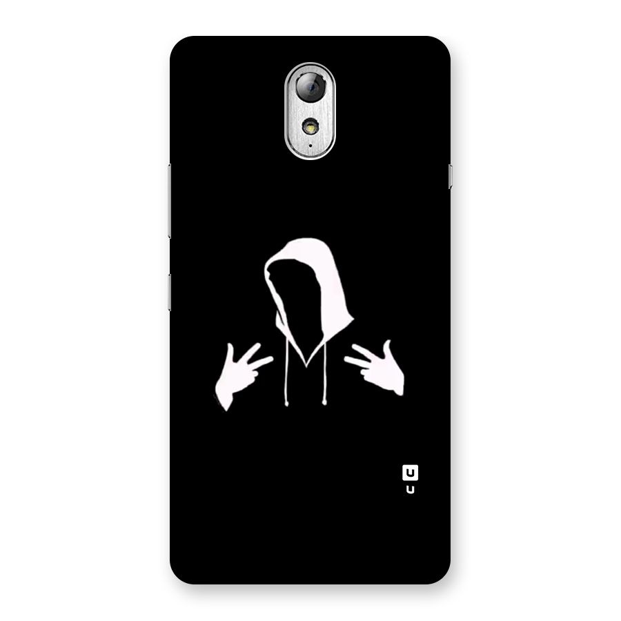 Cool Hoodie Silhouette Back Case for Lenovo Vibe P1M