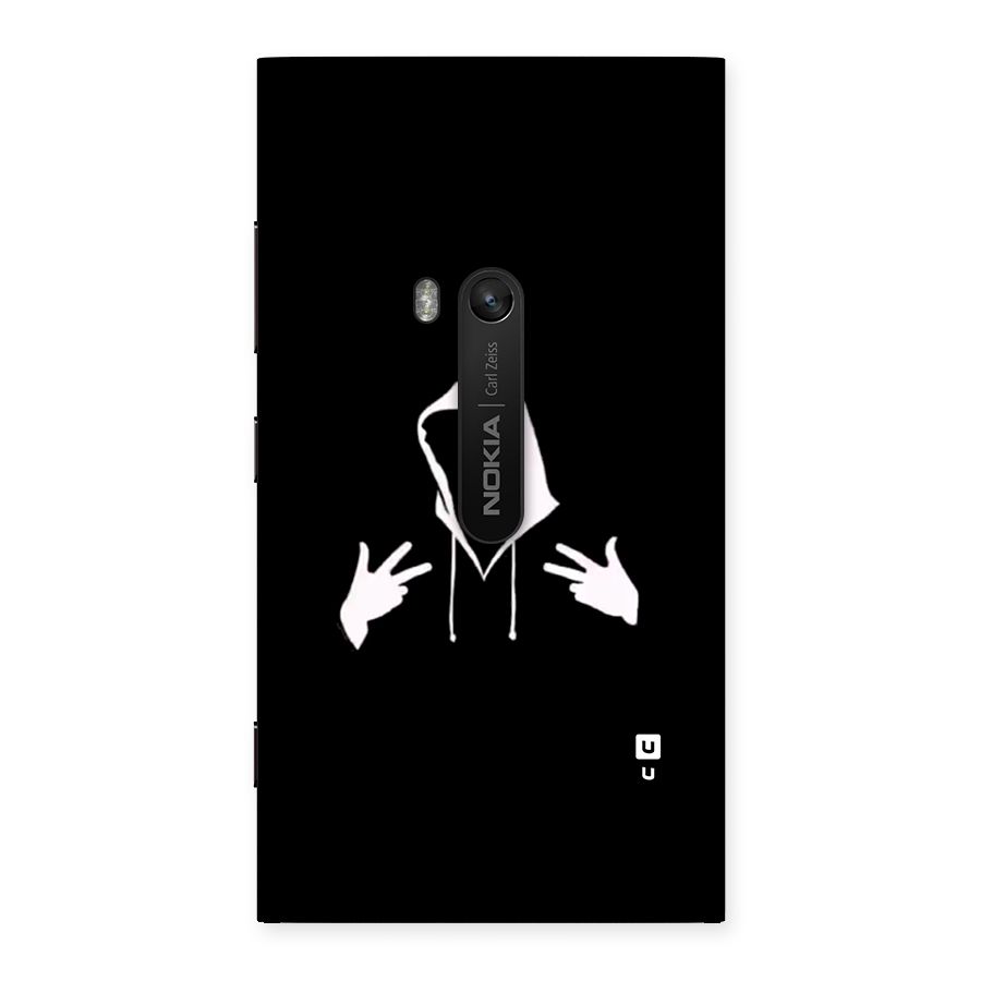 Cool Hoodie Silhouette Back Case for Lumia 920