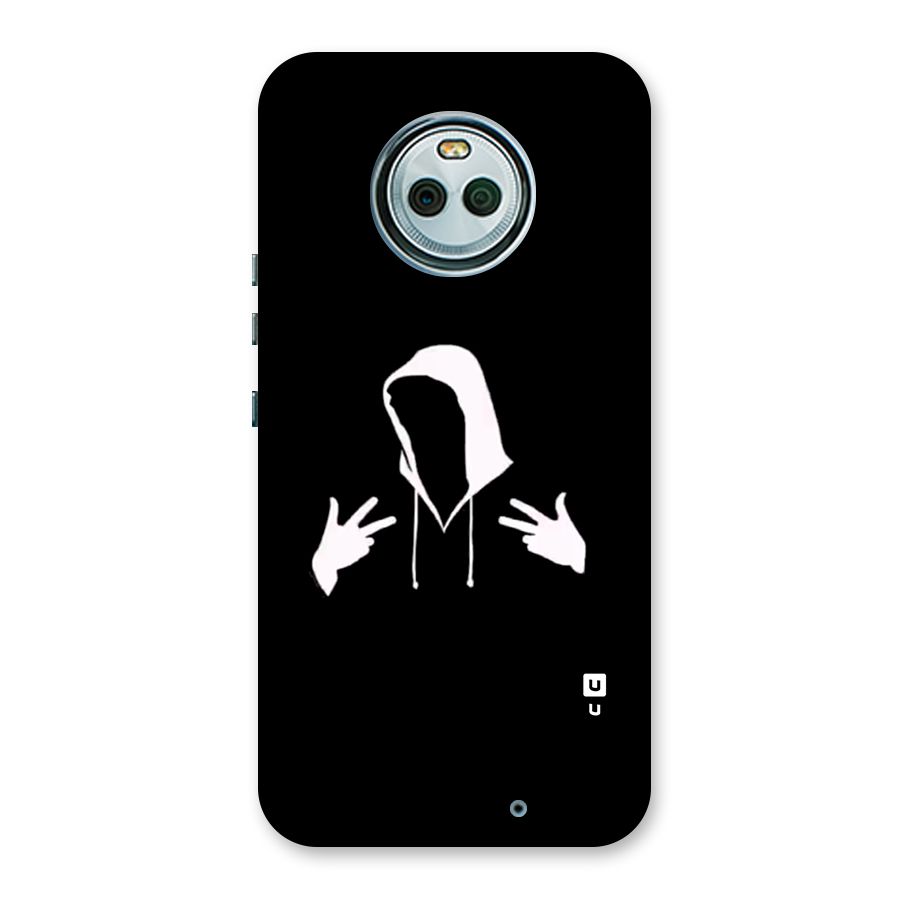 Cool Hoodie Silhouette Back Case for Moto X4
