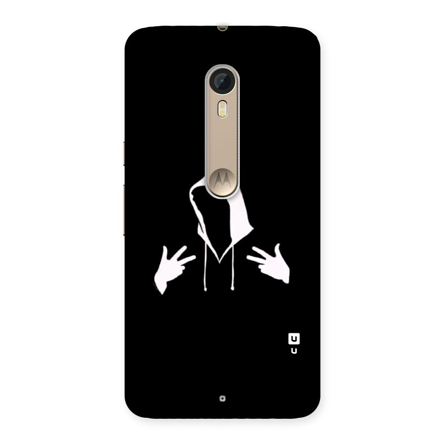Cool Hoodie Silhouette Back Case for Moto X Style