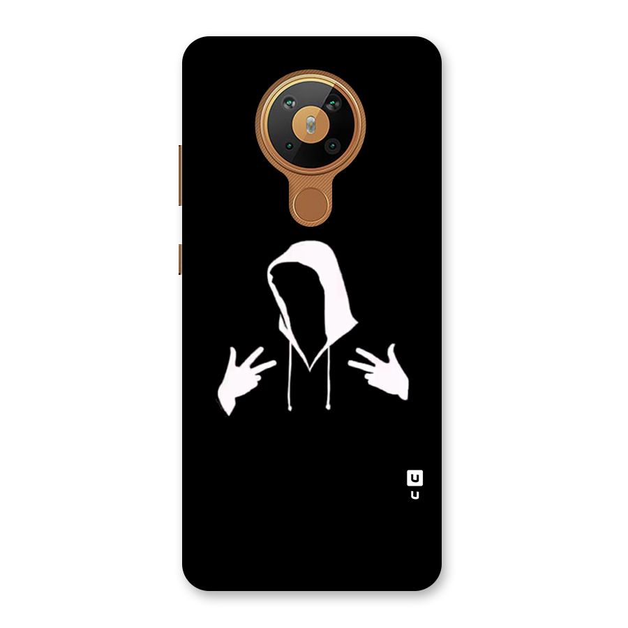 Cool Hoodie Silhouette Back Case for Nokia 5.3