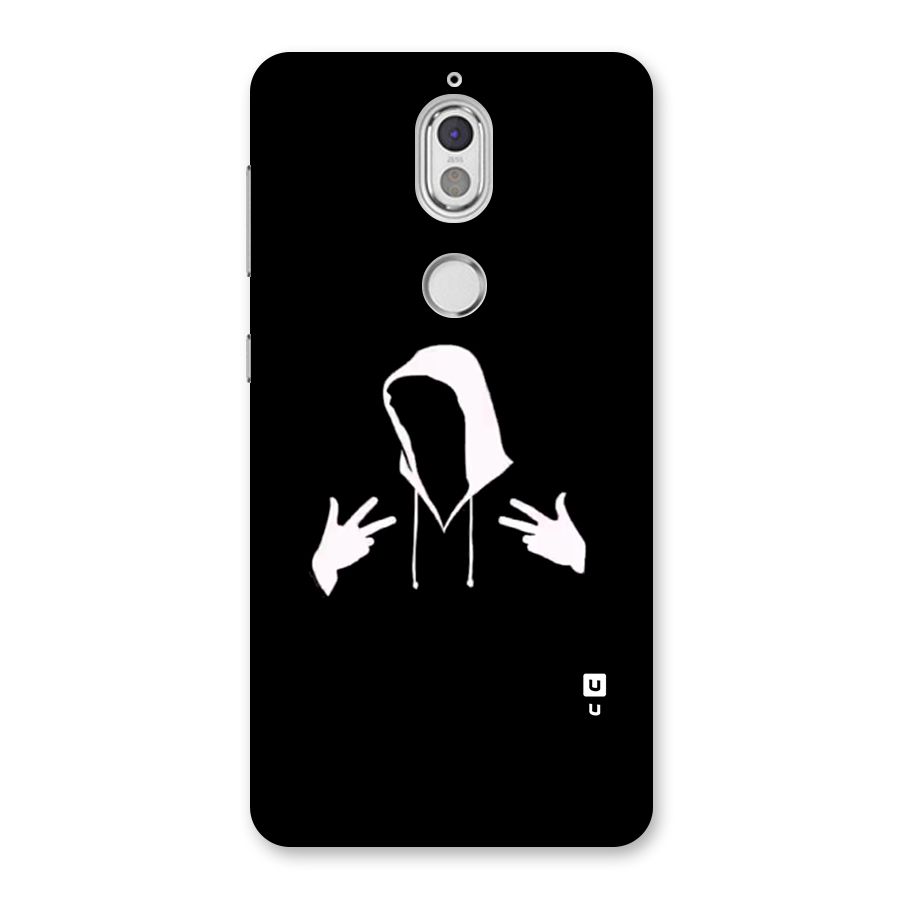 Cool Hoodie Silhouette Back Case for Nokia 7