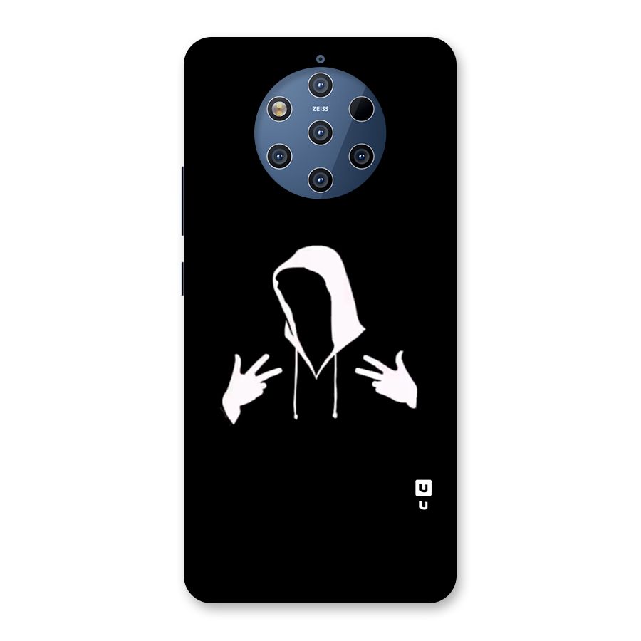 Cool Hoodie Silhouette Back Case for Nokia 9 PureView