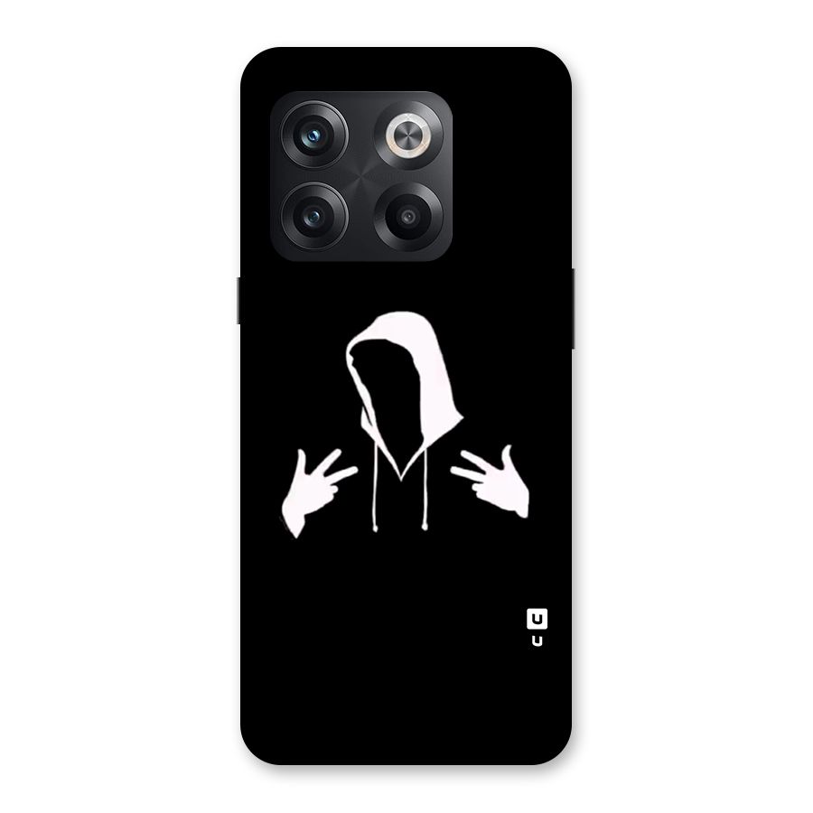 Cool Hoodie Silhouette Back Case for OnePlus 10T