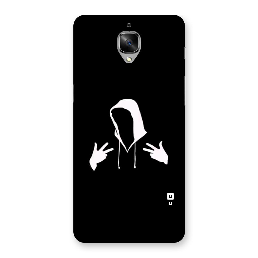 Cool Hoodie Silhouette Back Case for OnePlus 3