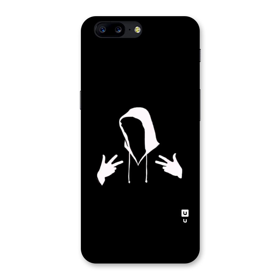Cool Hoodie Silhouette Back Case for OnePlus 5