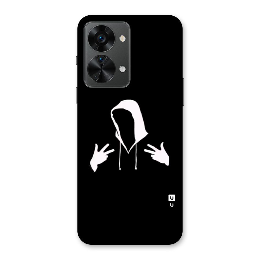Cool Hoodie Silhouette Back Case for OnePlus Nord 2T