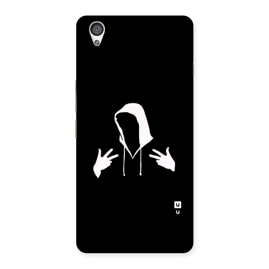Cool Hoodie Silhouette Back Case for OnePlus X