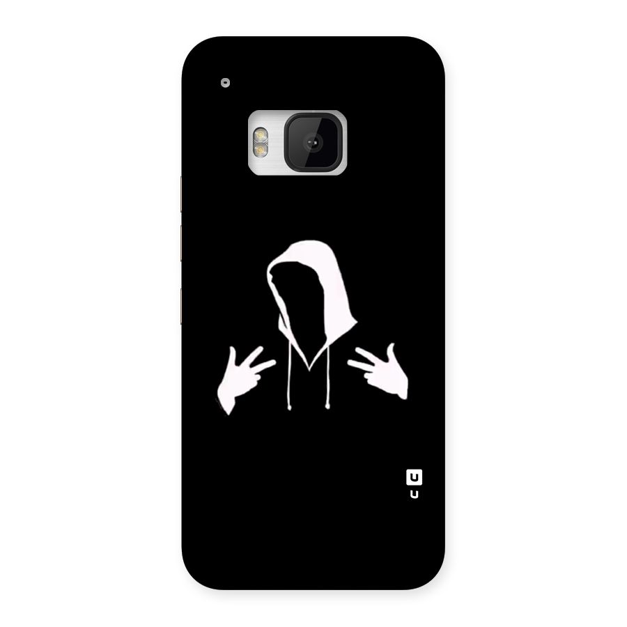 Cool Hoodie Silhouette Back Case for One M9