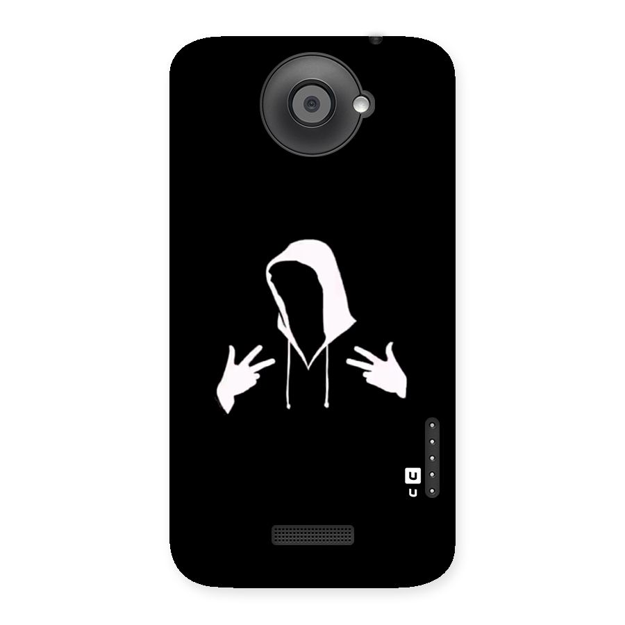 Cool Hoodie Silhouette Back Case for One X