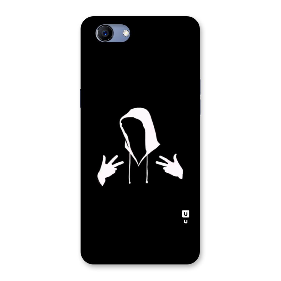 Cool Hoodie Silhouette Back Case for Realme 1