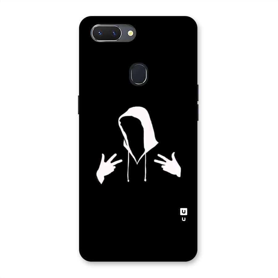 Cool Hoodie Silhouette Back Case for Realme 2