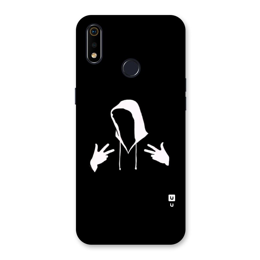 Cool Hoodie Silhouette Back Case for Realme 3i