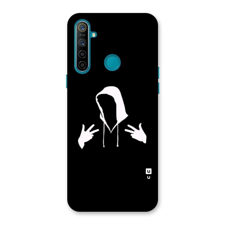 Cool Hoodie Silhouette Back Case for Realme 5i