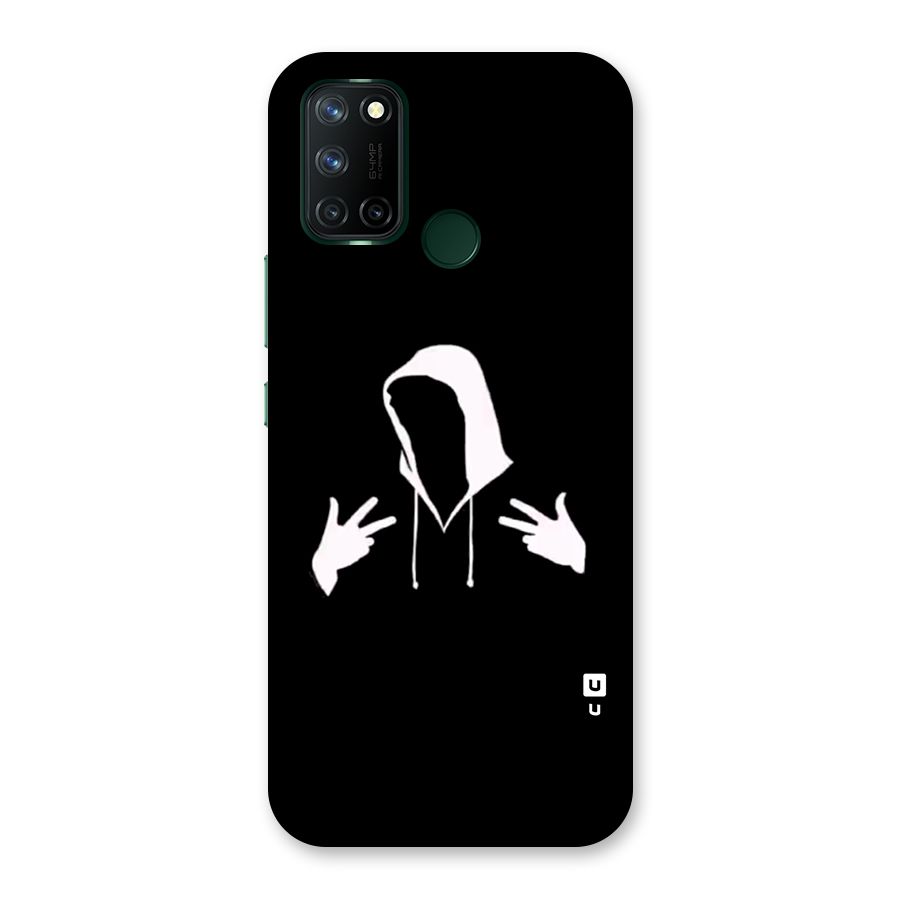 Cool Hoodie Silhouette Back Case for Realme 7i