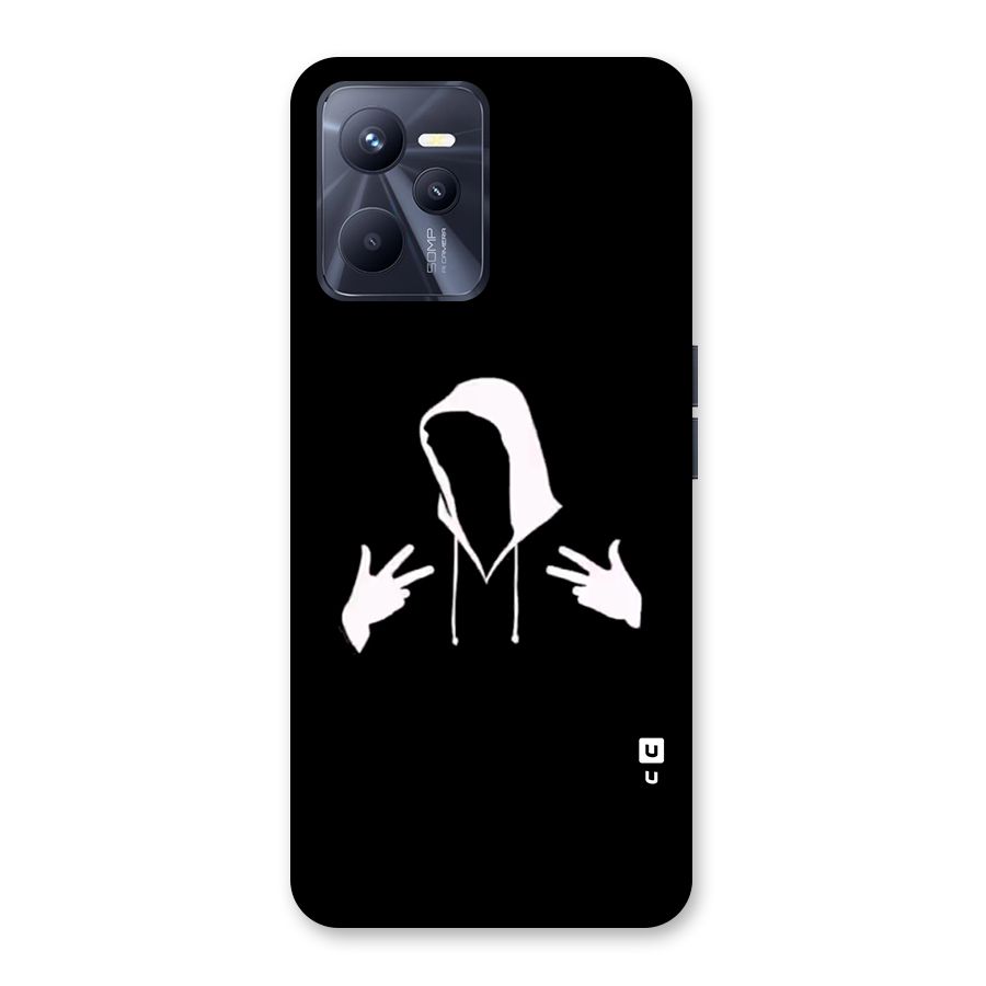 Cool Hoodie Silhouette Back Case for Realme C35