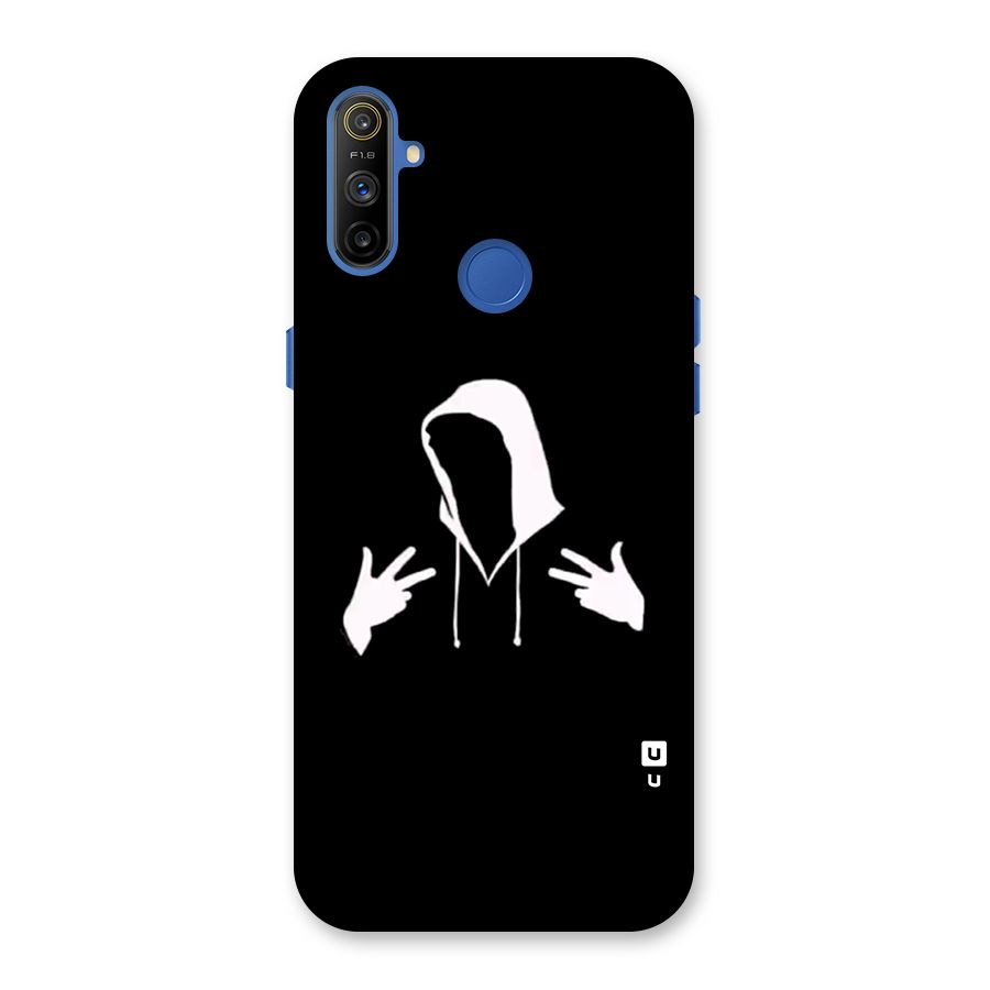 Cool Hoodie Silhouette Back Case for Realme Narzo 10A