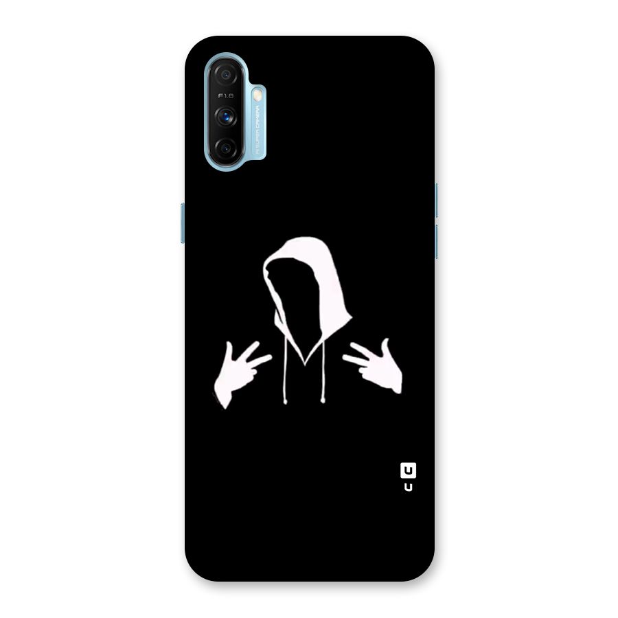 Cool Hoodie Silhouette Back Case for Realme Narzo 20A