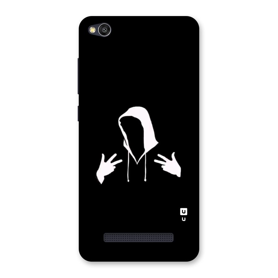 Cool Hoodie Silhouette Back Case for Redmi 4A