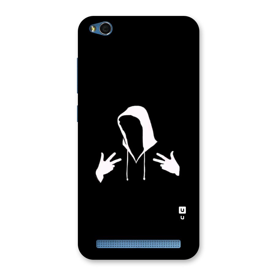 Cool Hoodie Silhouette Back Case for Redmi 5A