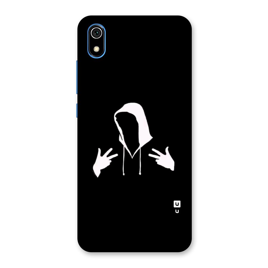 Cool Hoodie Silhouette Back Case for Redmi 7A