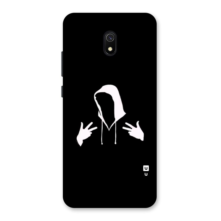 Cool Hoodie Silhouette Back Case for Redmi 8A
