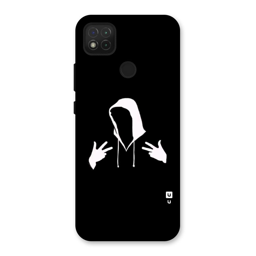 Cool Hoodie Silhouette Back Case for Redmi 9 Activ