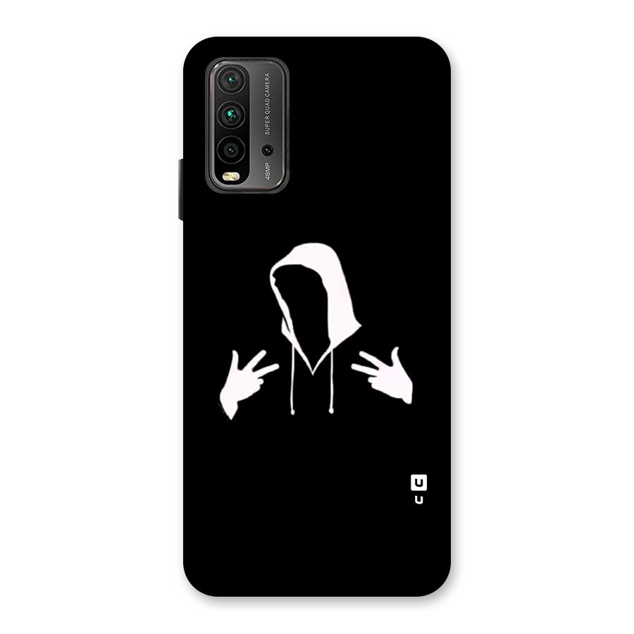 Cool Hoodie Silhouette Back Case for Redmi 9 Power
