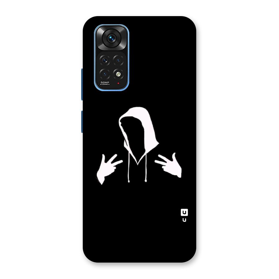 Cool Hoodie Silhouette Back Case for Redmi Note 11S