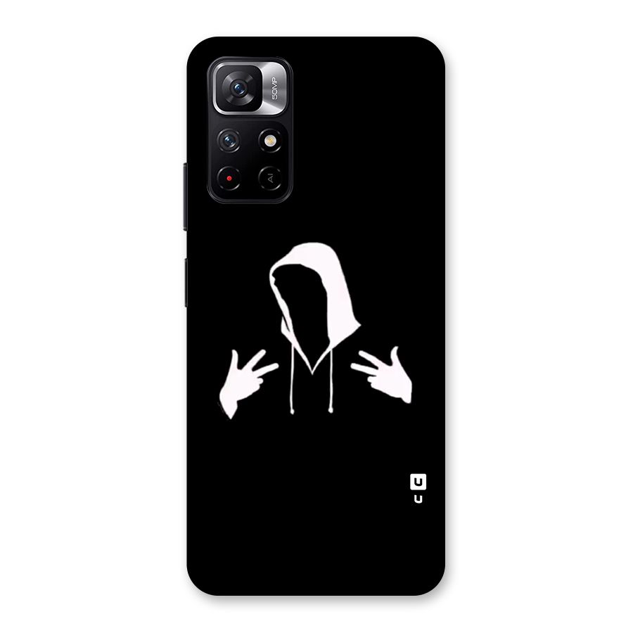 Cool Hoodie Silhouette Back Case for Redmi Note 11T 5G