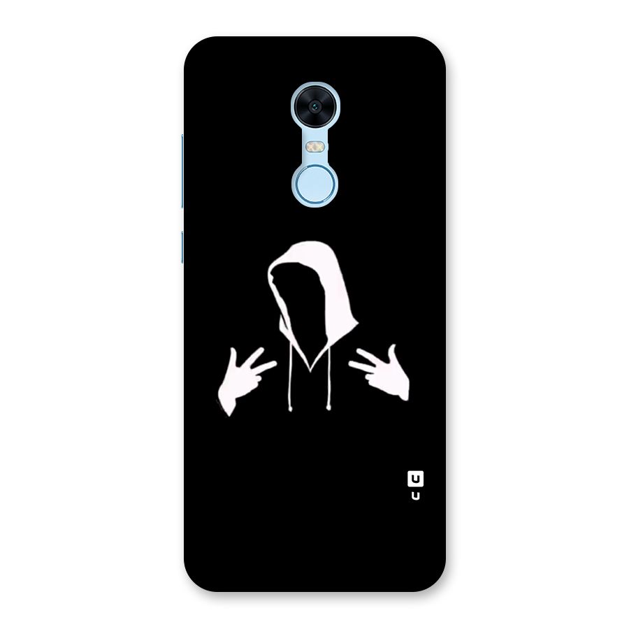 Cool Hoodie Silhouette Back Case for Redmi Note 5