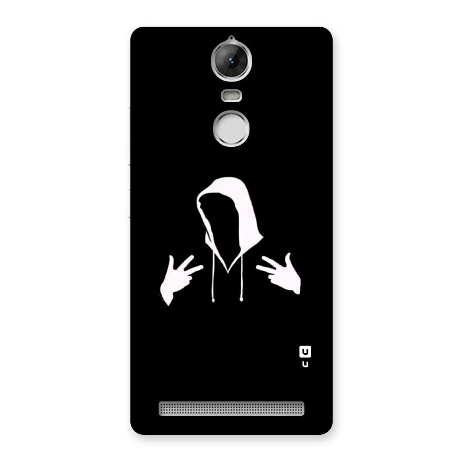 Cool Hoodie Silhouette Back Case for Vibe K5 Note