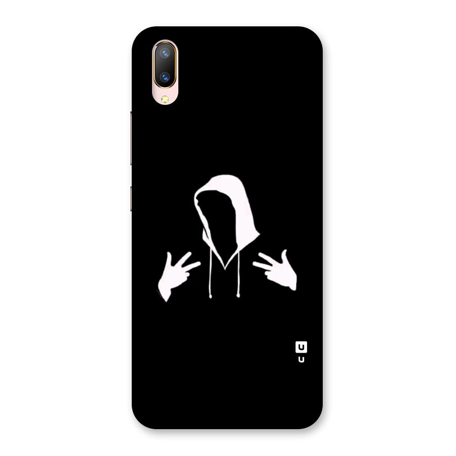 Cool Hoodie Silhouette Back Case for Vivo V11 Pro