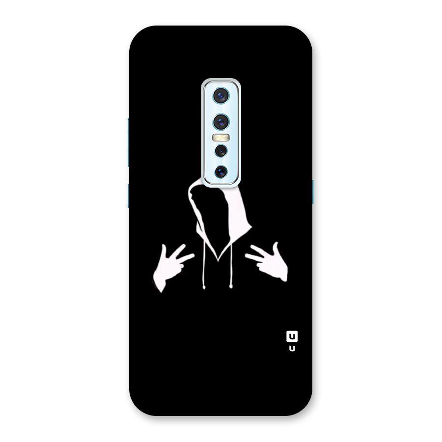 Cool Hoodie Silhouette Back Case for Vivo V17 Pro