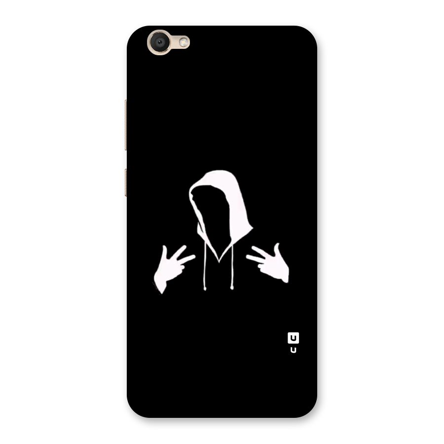 Cool Hoodie Silhouette Back Case for Vivo V5