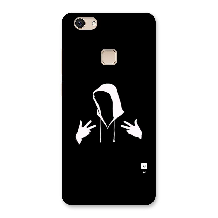 Cool Hoodie Silhouette Back Case for Vivo V7