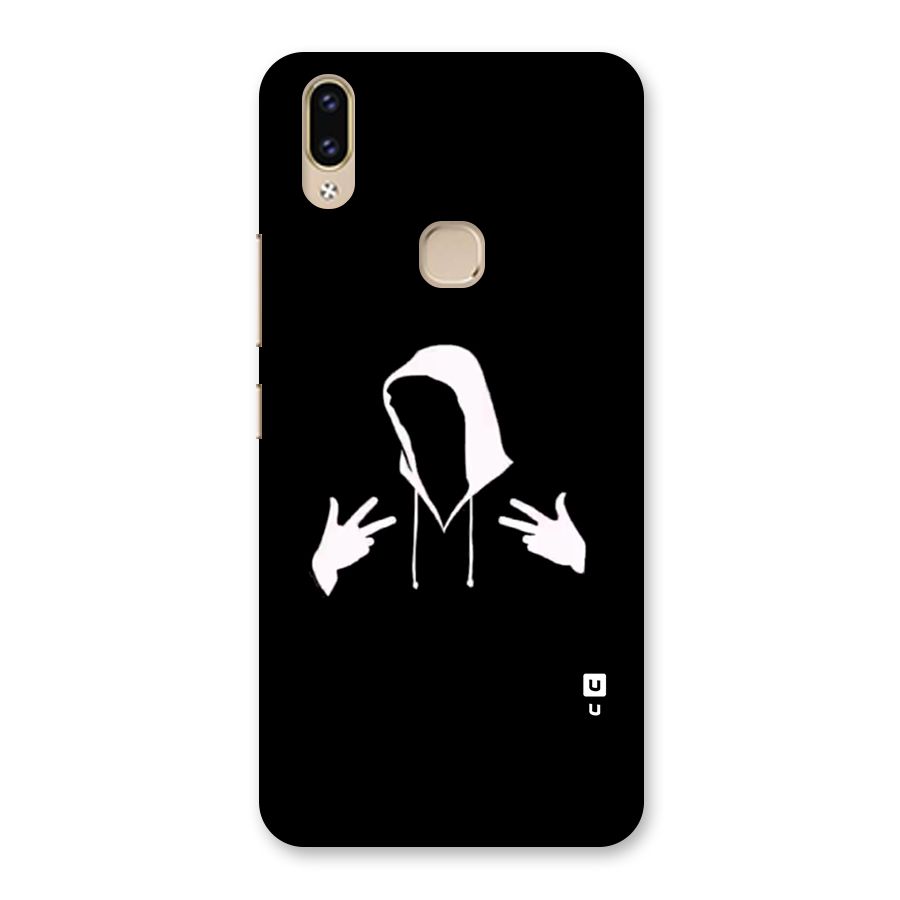 Cool Hoodie Silhouette Back Case for Vivo V9 Youth