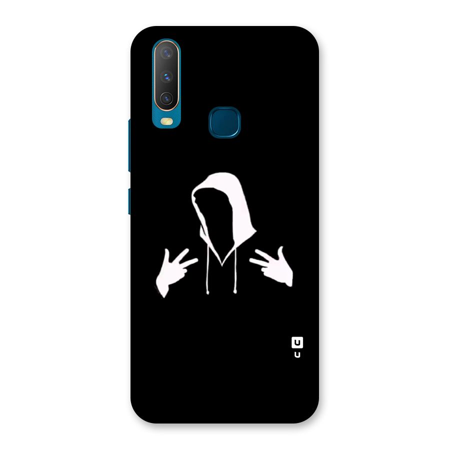 Cool Hoodie Silhouette Back Case for Vivo Y11