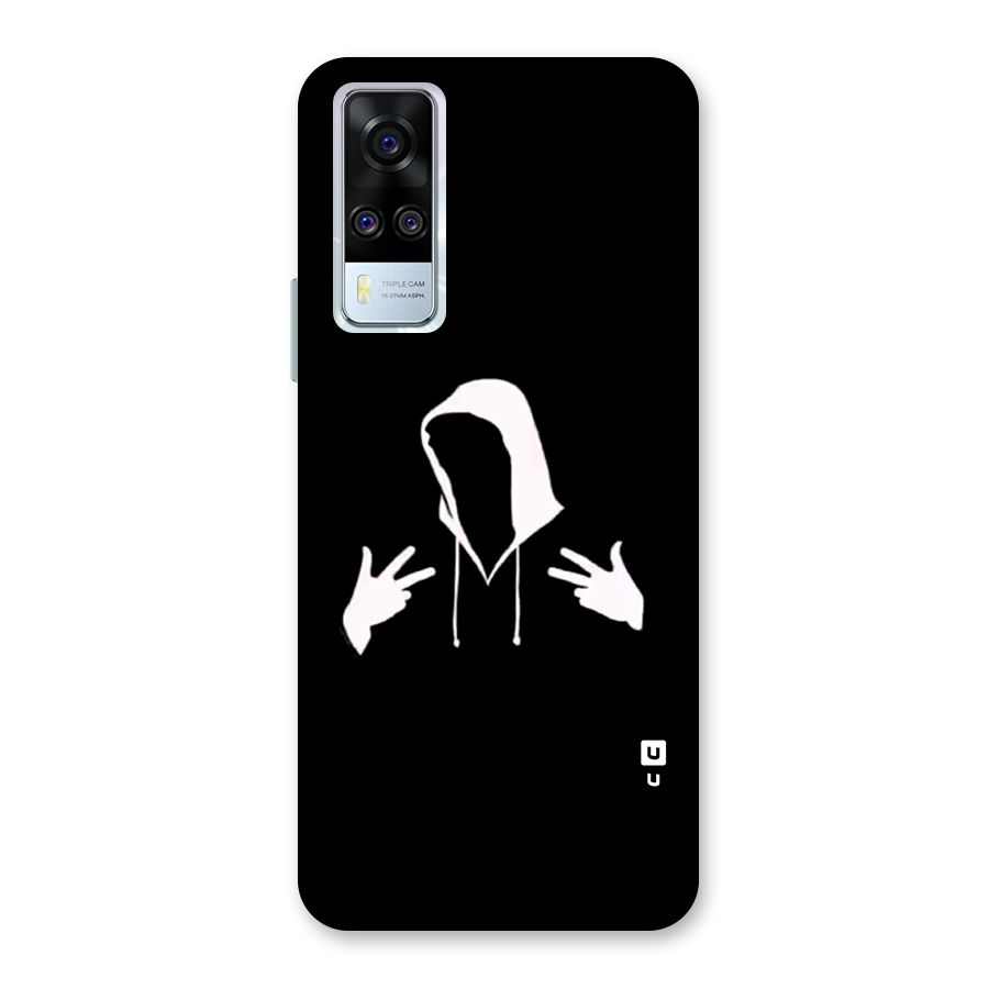 Cool Hoodie Silhouette Back Case for Vivo Y31