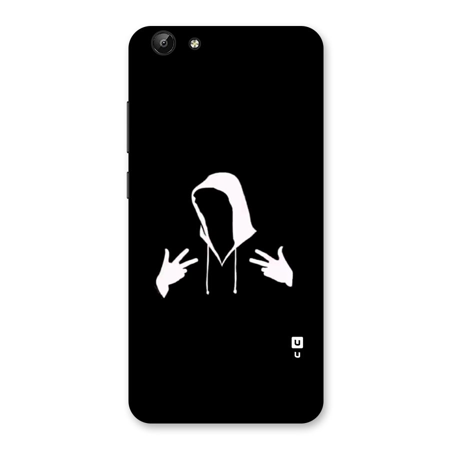 Cool Hoodie Silhouette Back Case for Vivo Y69