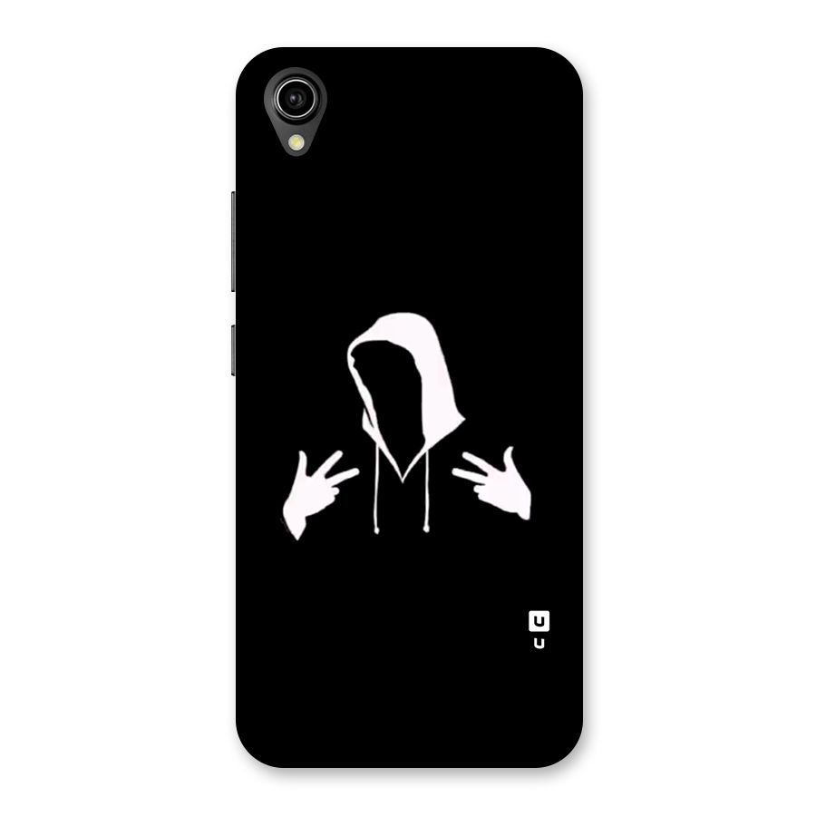 Cool Hoodie Silhouette Back Case for Vivo Y90