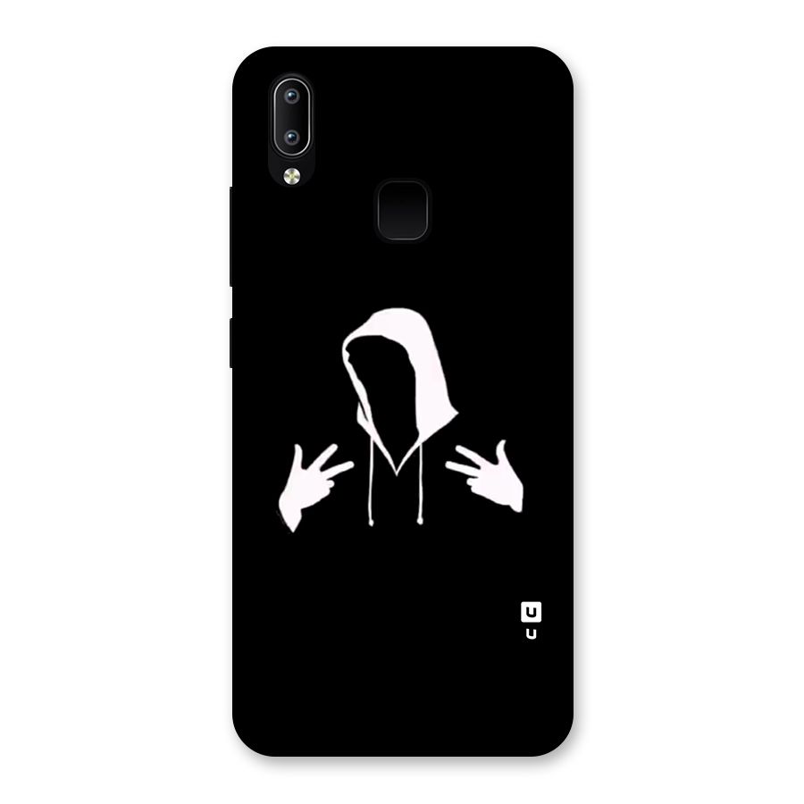 Cool Hoodie Silhouette Back Case for Vivo Y93