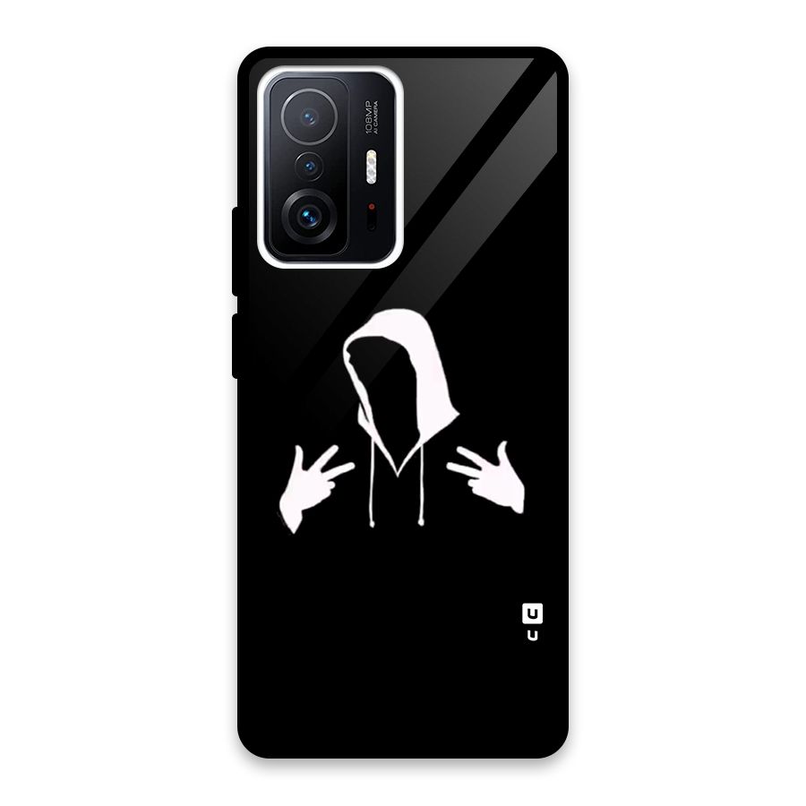 Cool Hoodie Silhouette Back Case for Xiaomi 11T Pro