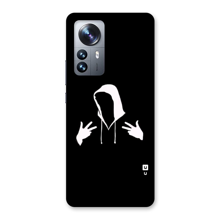 Cool Hoodie Silhouette Back Case for Xiaomi 12 Pro