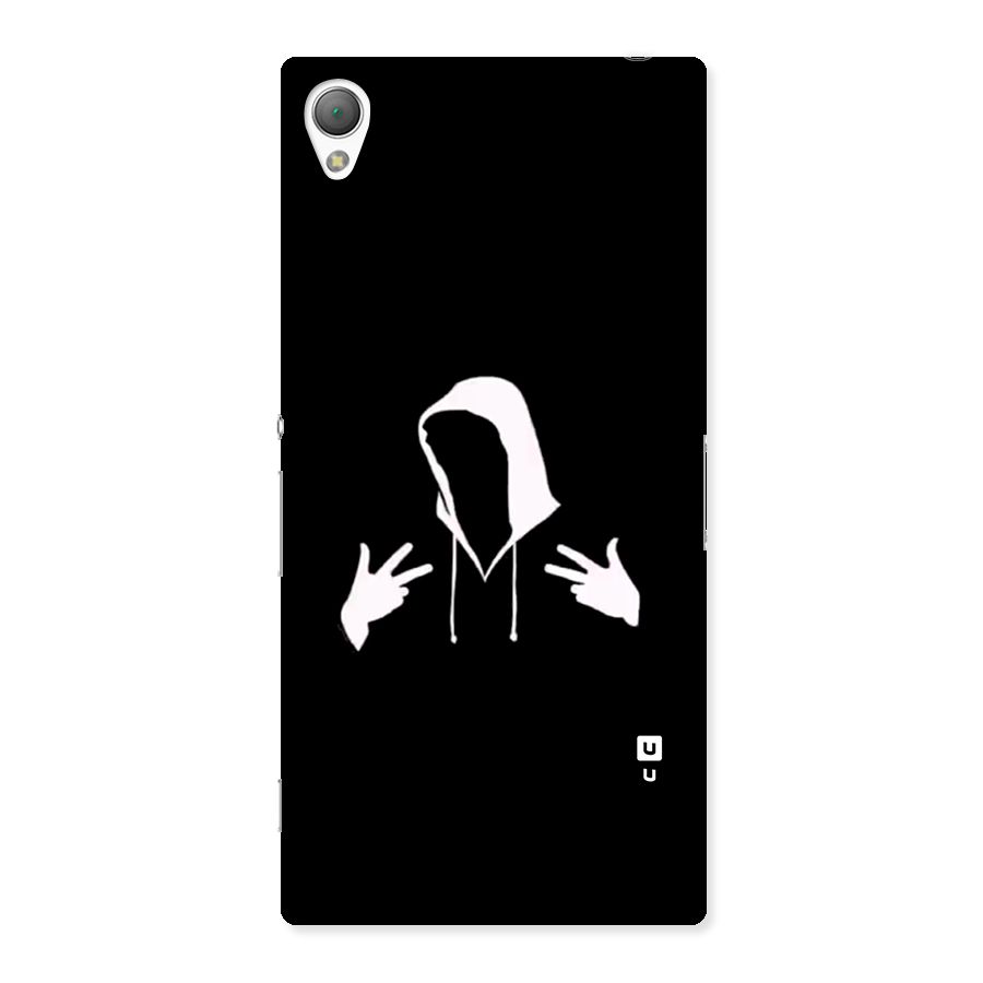 Cool Hoodie Silhouette Back Case for Xperia Z3
