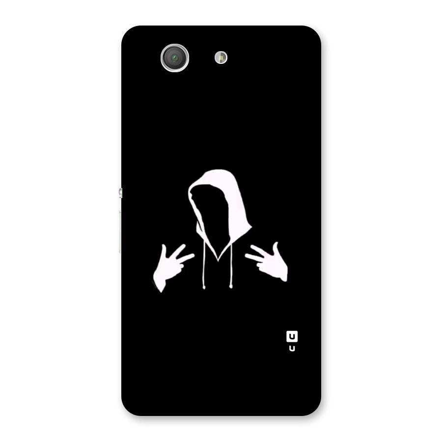Cool Hoodie Silhouette Back Case for Xperia Z3 Compact