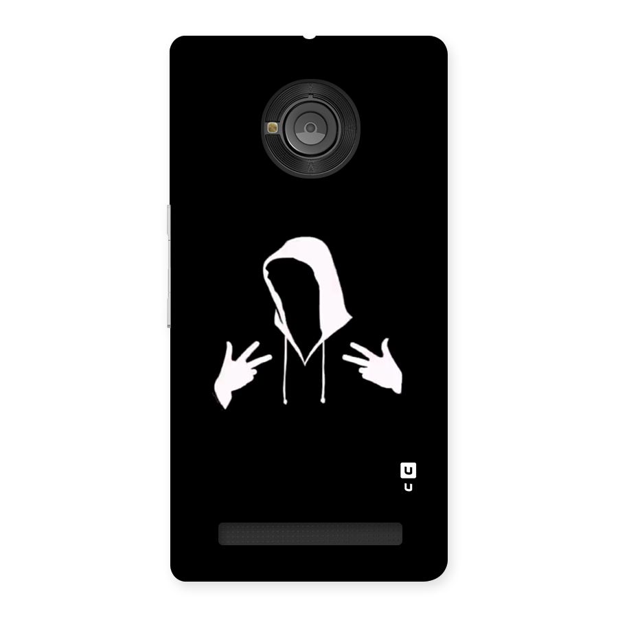 Cool Hoodie Silhouette Back Case for Yunique