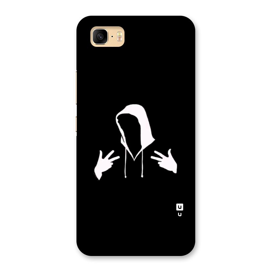 Cool Hoodie Silhouette Back Case for Zenfone 3s Max